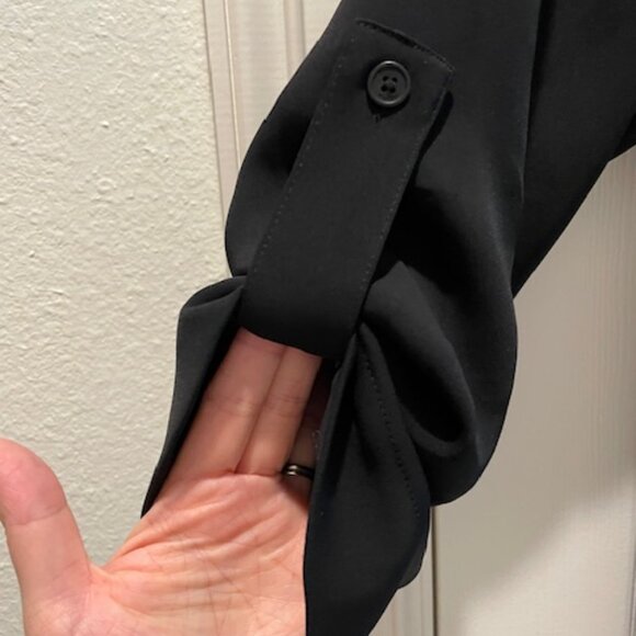 Aritzia Babaton Black Kahlo Robe Mid Jacket Size Small - Picture 10 of 10